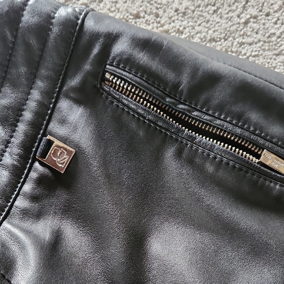 Black Leather Pants - Picture 2 of 6